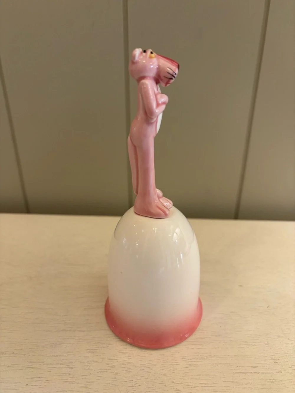 Vintage Retro Pink Panther RO 1982 Collectible Ceramic Bell Japan - Picture 3 of 8